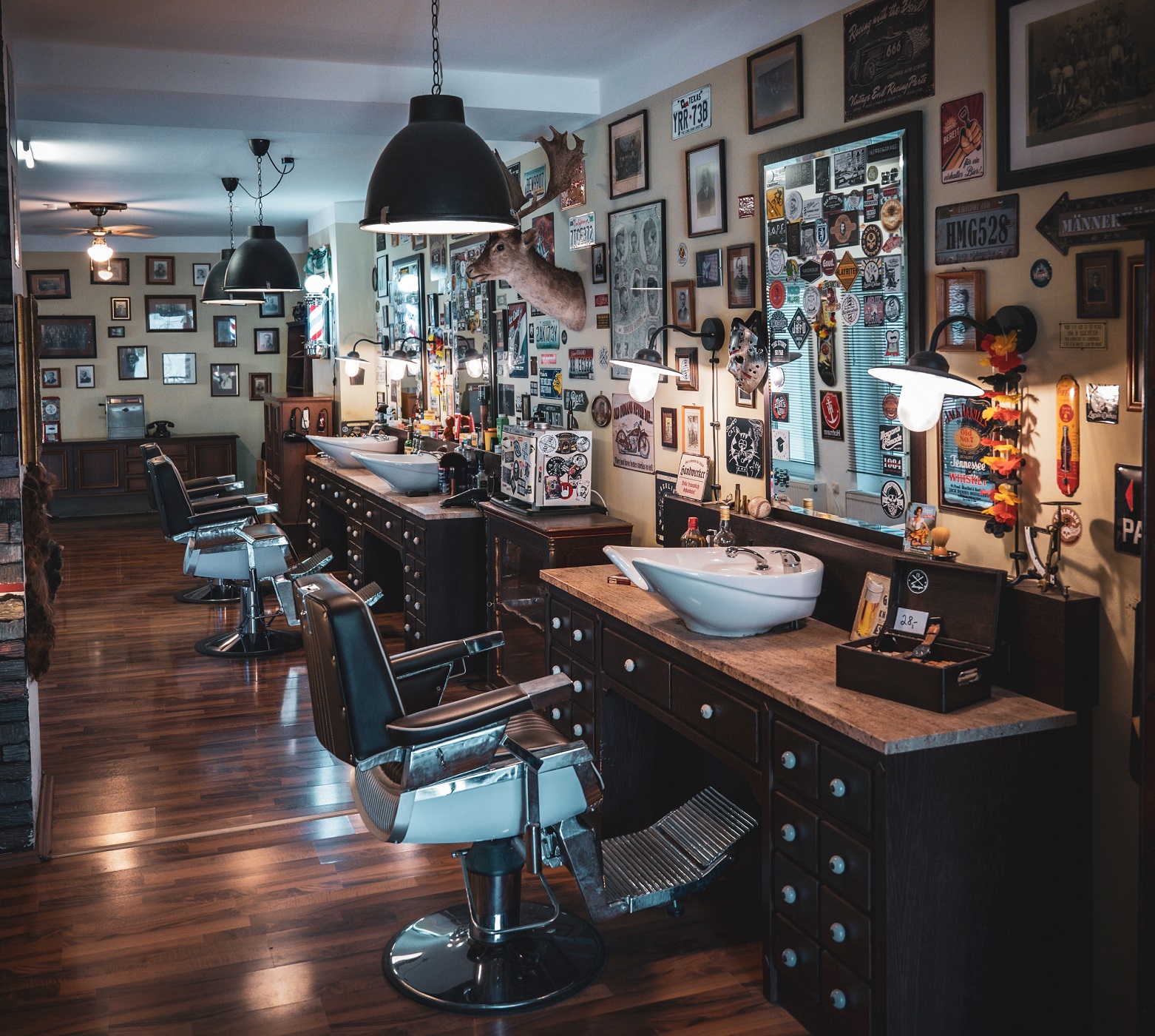 The Old Town Barbershop — Interior